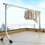 Moveable cloth standing hanger